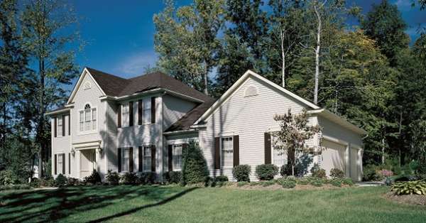 Gentek Concord Vinyl Siding showcase on a home by suburban.