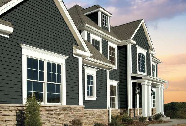 Gentek vinyl siding by suburban wholesale & construction.