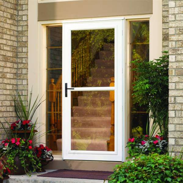 Larson Storm Doors showcase from suburban wholesale and construction.