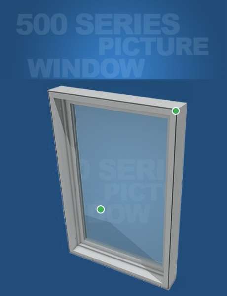 Wincore 500 Series Picture Windows