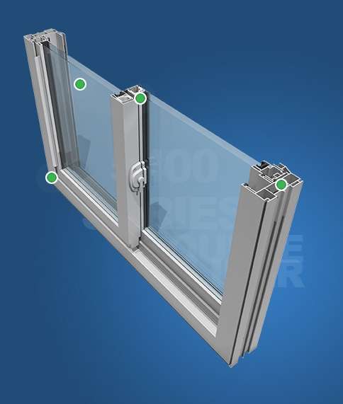 Wincore 5400 Series Sliding Windows