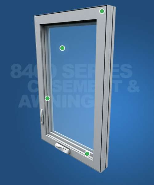Wincore 8400 Series Casement Windows