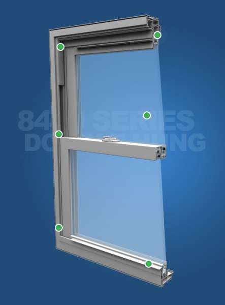 Wincore 8400 Series Double Hung Windows