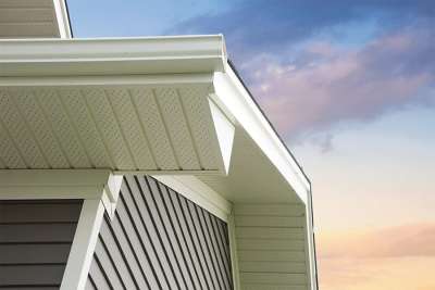 Gentek Aluminum Rainware gutters showcase from suburban wholesale.