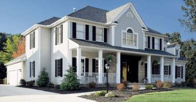 Gentek Siding Line Universal Steel Siding showcase home.