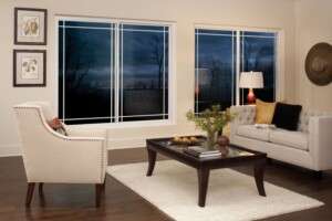 This two-lite sliding window features a Prairie grid pattern for a subtle touch of style.