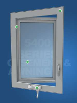 Wincore 5400 Series Casement Windows