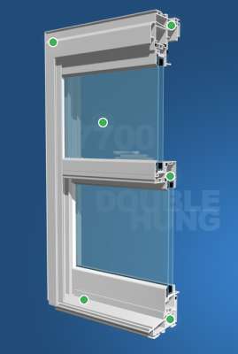 Wincore 5400 Series Double Hung Windows