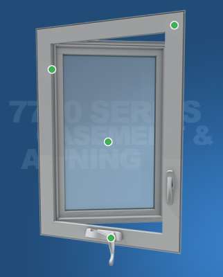 Wincore 7700 Series Casement Windows