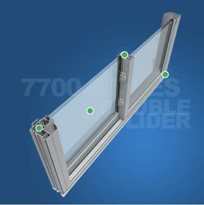 Wincore 7700 Series Sliding Windows