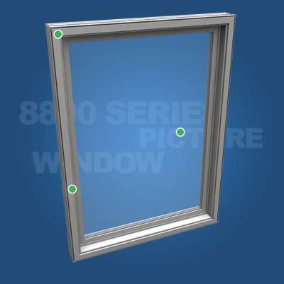 Wincore 8800 Series Picture Windows from suburban wholesale and supply.